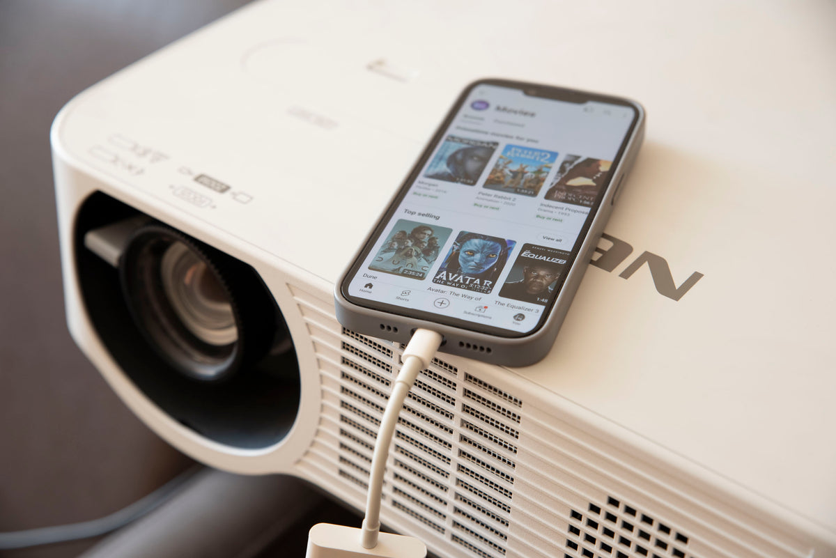 How to connect your phone to a projector Big Screen Pro