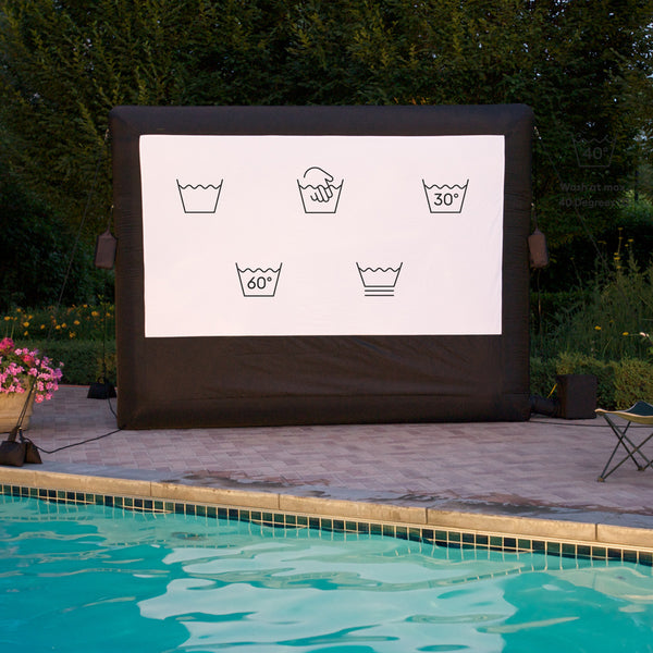How to clean your inflatable projection screen