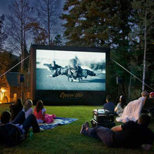Load image into Gallery viewer, Small Inflatable Movie Screen. Backyard