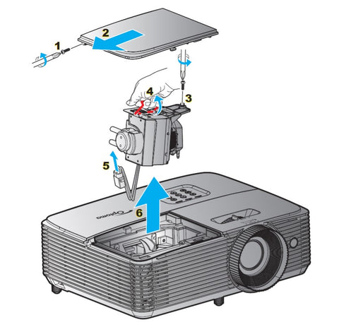 What maintenance does my Optoma EH412x need?