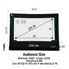 Load image into Gallery viewer, 40&#39; Elite Outdoor Inflatable Movie Screen
