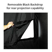 Load image into Gallery viewer, Removable Black Backdrop - Home Inflatable Screen
